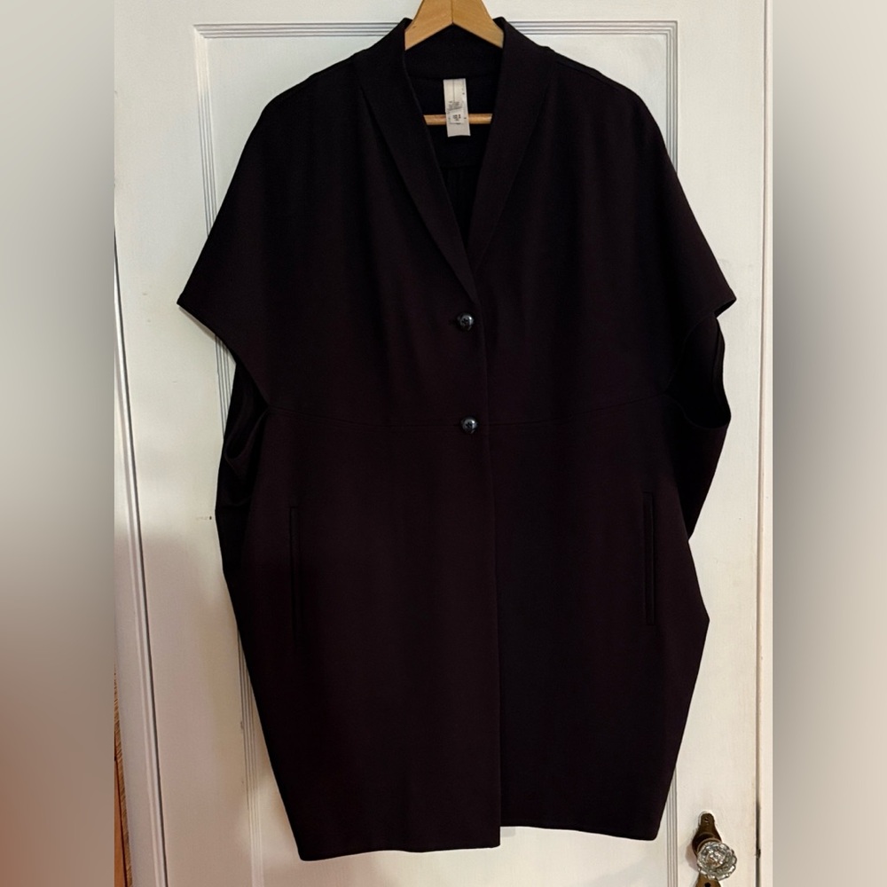 MarlaWynne Black Cocoon Coat